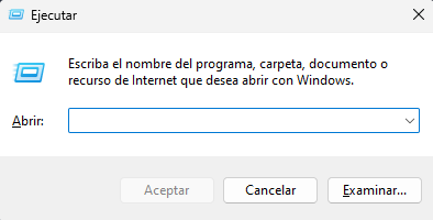 Ejecutando comandos temp, %temp% y prefetch en la ventana Ejecutar de Windows